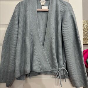Club Monaco Light Gray Cardigan Sweater
